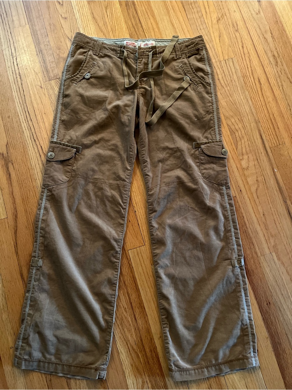 Y2K Mossimo Supply Co. Brown Boot Cut Cargo Pants size small